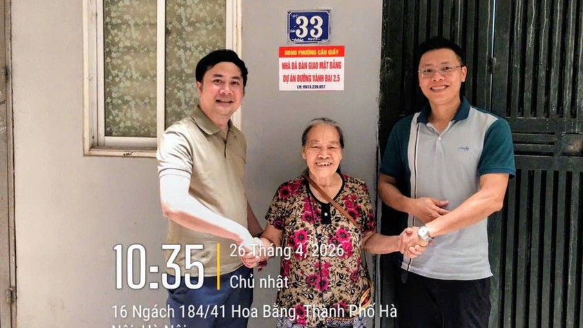 DẤU ẤN CÔNG TÁC GIẢI PHÓNG MẶT BẰNG TẠI PHƯỜNG CẦU GIẤY.