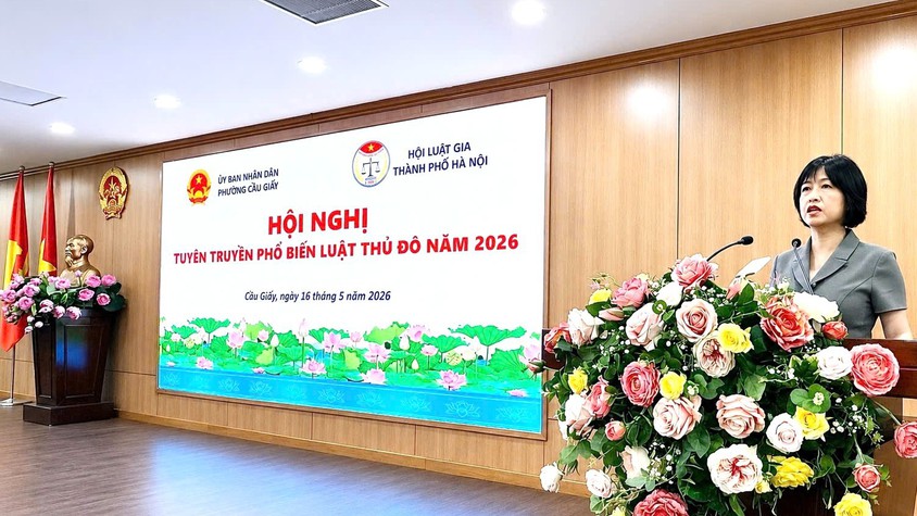 Đẩy mạnh tuyên truyền Luật Thủ đô 2026 - Nâng cao hiệu quả quản lý và phục vụ Nhân dân tại phường Cầu Giấy.