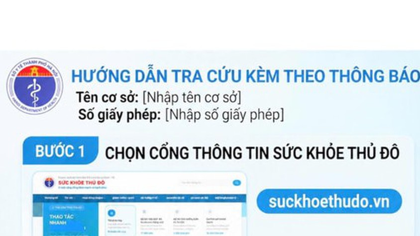 TĂNG CƯỜNG TRA CỨU THÔNG TIN HÀNH NGHỀ Y TẾ NGOÀI CÔNG LẬP ĐỂ BẢO VỆ QUYỀN LỢI VÀ SỨC KHỎE NGƯỜI DÂN