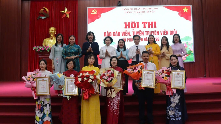 Phú Xuyên lan tỏa tinh thần đổi mới từ Hội thi Báo cáo viên tuyên truyền viên giỏi năm 2026