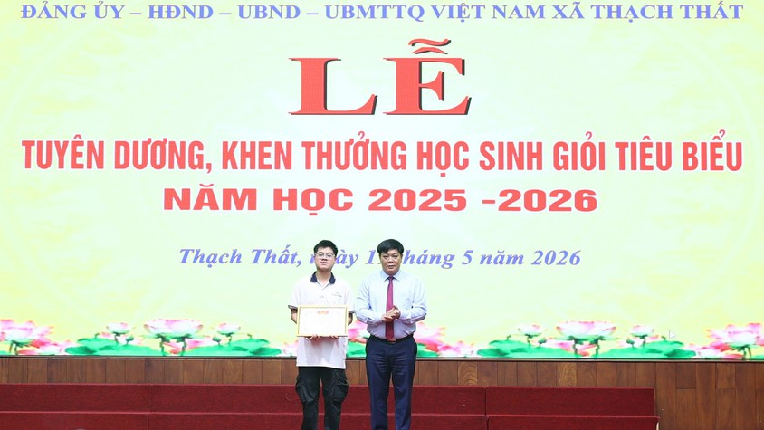 THẠCH THẤT TUYÊN DƯƠNG 209 HỌC SINH GIỎI TIÊU BIỂU NĂM HỌC 2025 – 2026