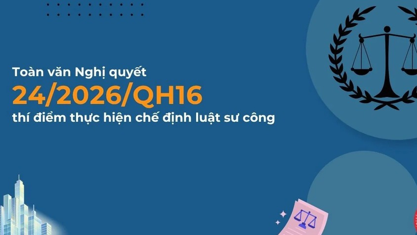 NGHỊ QUYẾT VỀ VIỆC THÍ ĐIỂM THỰC HIỆN CHẾ ĐỊNH LUẬT SƯ CÔNG