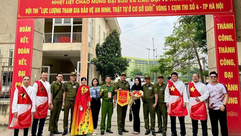 Đông Ngạc đạt giải Nhất tại Hội thi “Lực lượng tham gia bảo vệ an ninh, trật tự cơ sở giỏi cụm thi số 4 thành phố Hà Nội”