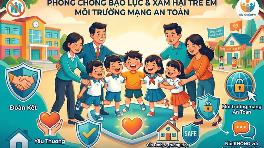 Bảo vệ trẻ em – Trách nhiệm của gia đình, nhà trường và toàn xã hội