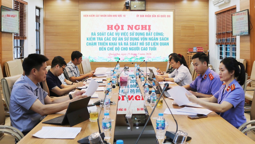 Quốc Oai phối hợp rà soát việc thực hiện chính sách đối với người cao tuổi và công tác quản lý đất công, dự án đầu tư công
