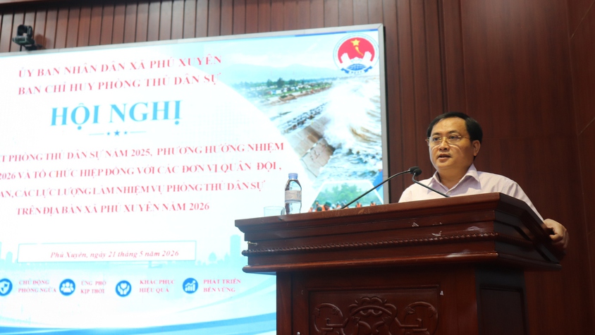 Hội nghị tổng kết công tác phòng thủ dân sự năm 2025, triển khai nhiệm vụ năm 2026