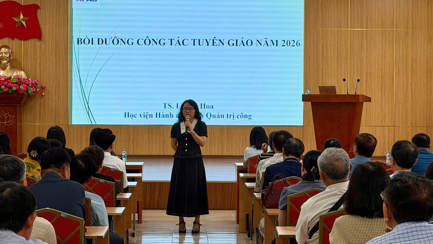 KHAI GIẢNG LỚP BỒI DƯỠNG NGHIỆP VỤ CÔNG TÁC TUYÊN GIÁO NĂM 2026