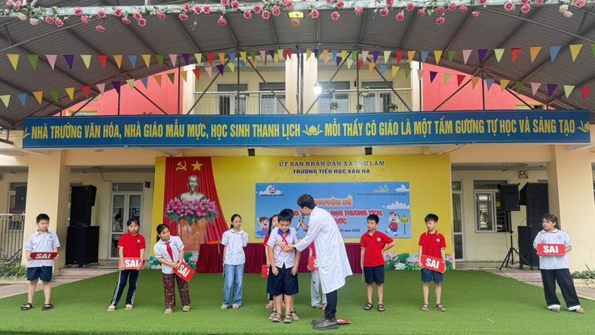 UBND xã Phúc Lộc quyết liệt trong công tác phòng, chống đuối nước, tai nạn thương tích cho trẻ em
