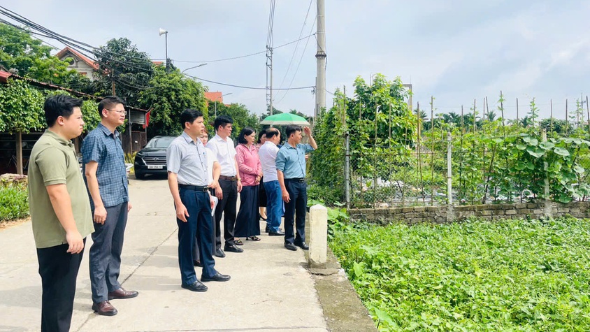 Thường trực HĐND xã Phúc Lộc khảo sát tiến độ các dự án dự kiến triển khai năm 2026 và các năm tiếp theo