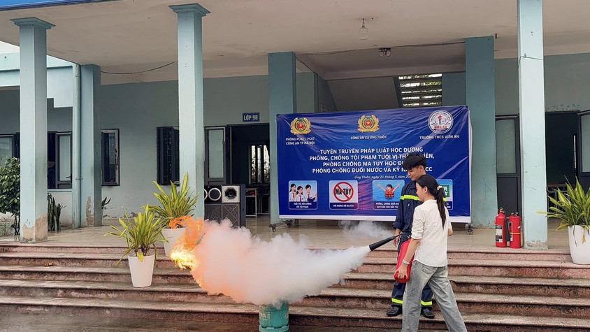 Tăng cường kỹ năng phòng chống tai nạn và tuyên truyền pháp luật cho học sinh THCS Viên An
