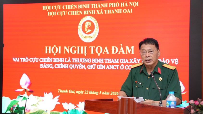 Toạ đàm vai trò CCB là thương binh tham gia xây dựng bảo vệ Đảng, chính quyền, giữ gìn an ninh chính trị ở cơ sở