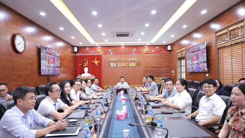 ĐẢNG ỦY XÃ QUỐC OAI THAM GIA LỚP BỒI DƯỠNG NÂNG CAO NĂNG LỰC XỬ LÝ TÌNH HUỐNG THỰC TIỄN CHO CÁN BỘ CƠ SỞ