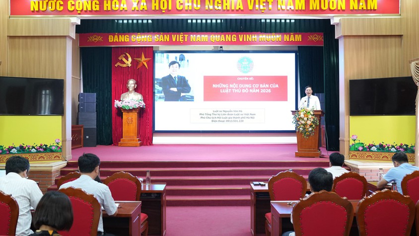 Gần 200 đại biểu xã Dương Hoà được tuyên truyền, phổ biến Luật Thủ đô năm 2026 