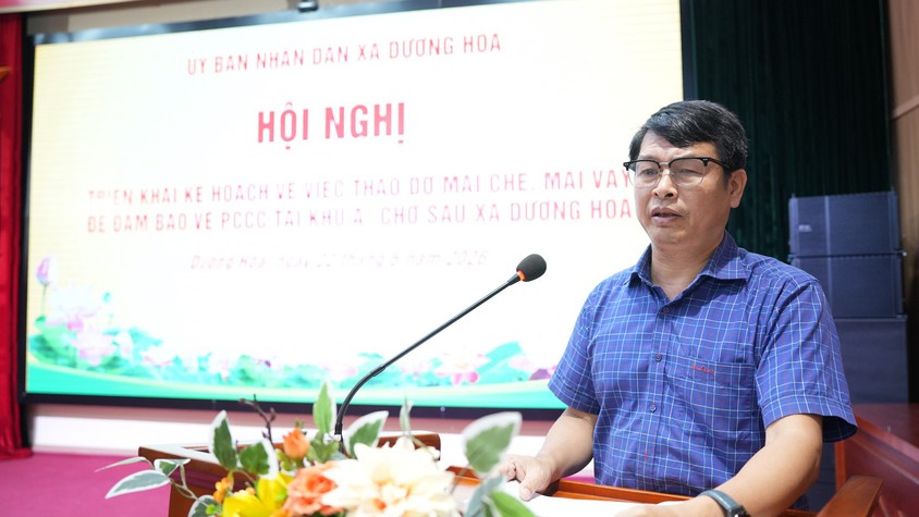 Tháo dỡ mái che, mái vảy tại khu A, chợ Sấu nhằm lập lại trật tự, đảm bảo an toàn công tác phòng cháy, chữa cháy 