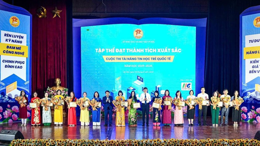 Phường Hà Đông đạt thành tích xuất sắc trong Cuộc thi Tài năng Tin học trẻ quốc tế thành phố Hà Nội, năm học 2025 - 2026