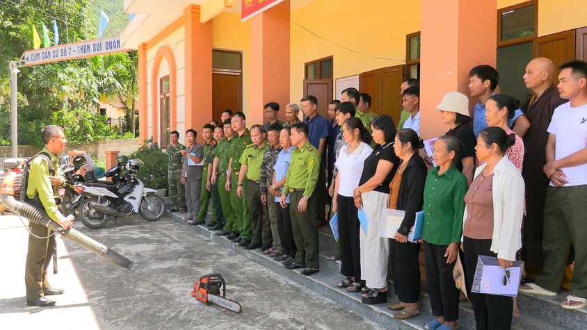 XÃ BA VÌ TỔ CHỨC LỚP TUYÊN TRUYỀN, TẬP HUẤN CÔNG TÁC BẢO VỆ RỪNG VÀ PHÒNG CHÁY, CHỮA CHÁY RỪNG NĂM 2026