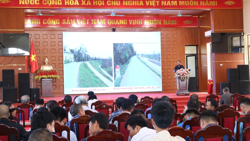 xã Bất Bạt tăng cường tuyên truyền pháp luật về đê điều, thủy lợi và phòng, chống thiên tai