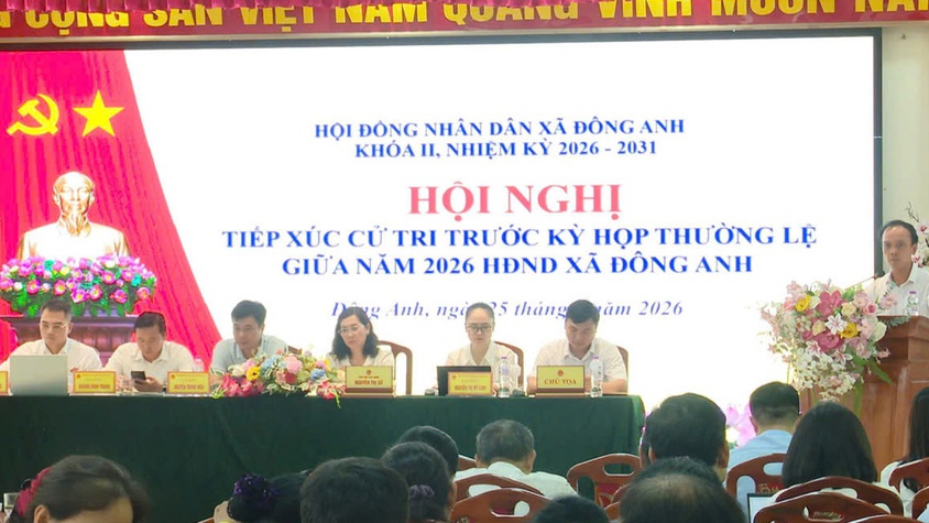Đại biểu HĐND xã Đông Anh khoá II, nhiệm kỳ 2026 - 2031 tiếp xúc cử tri trước kỳ họp thường lệ giữa năm 2026