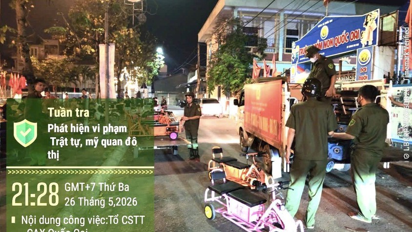 QUỐC OAI KIÊN QUYẾT XỬ LÝ, CHẤM DỨT HOẠT ĐỘNG XE ĐIỆN TỰ PHÁT TẠI KHU VỰC SÂN VẬN ĐỘNG XÃ