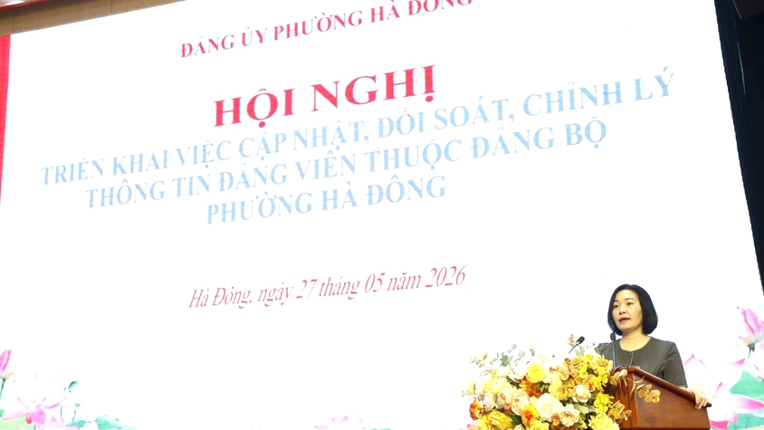 Phường Hà Đông triển khai nhiệm vụ chuẩn bị dữ liệu phục vụ cập nhật, đối soát, chỉnh lý thông tin đảng viên