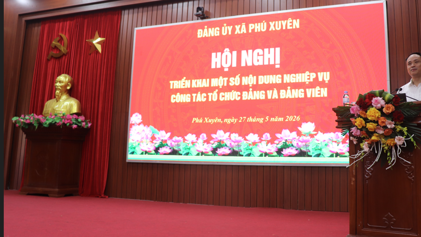 Hội nghị quán triệt, hướng dẫn đánh giá chất lượng sinh hoạt chi bộ và thực hiện rà soát, bổ sung dữ liệu Đảng viên trong toàn Đảng bộ