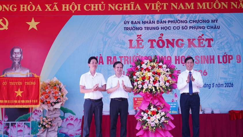 THCS Phụng Châu tổng kết năm học 2025-2026: Khẳng định chất lượng giáo dục toàn diện