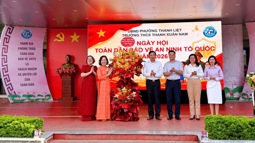 Phường Thanh Liệt: Sôi nổi Ngày hội Vì an ninh Tổ quốc năm 2026