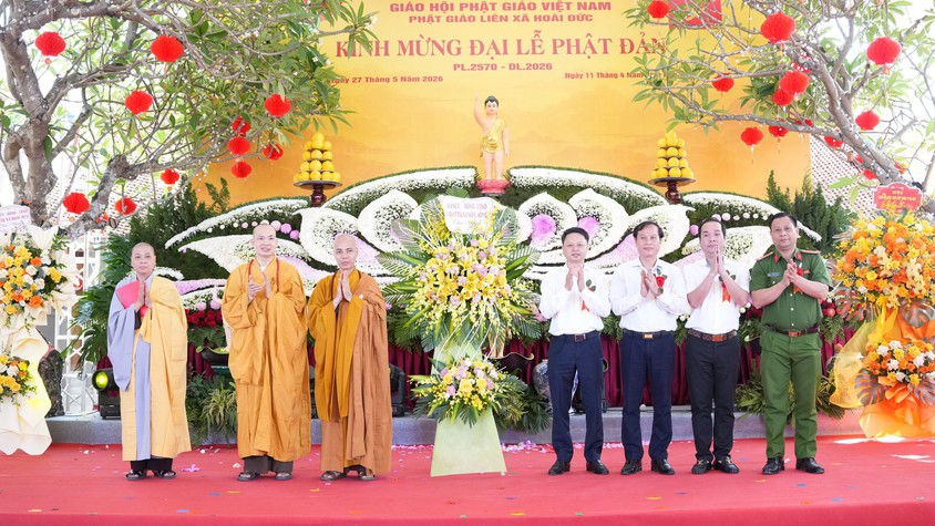 Phật giáo liên xã Hoài Đức tổ chức Đại lễ Phật đản Phật lịch 2570 - Dương lịch 2026