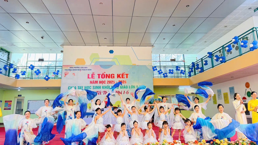 Trường mầm non Thạch Bàn rộn ràng ngày tổng kết – Hân hoan Chào hè 2026