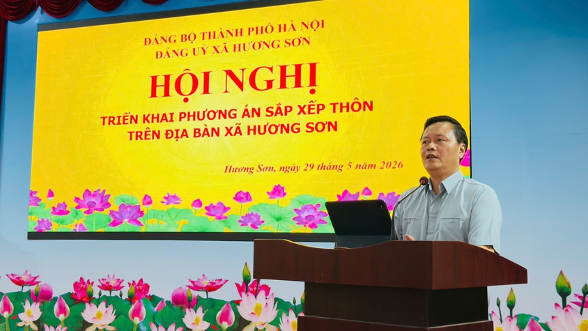 Sau sắp xếp, xã Hương Sơn dự kiến còn 14 thôn
