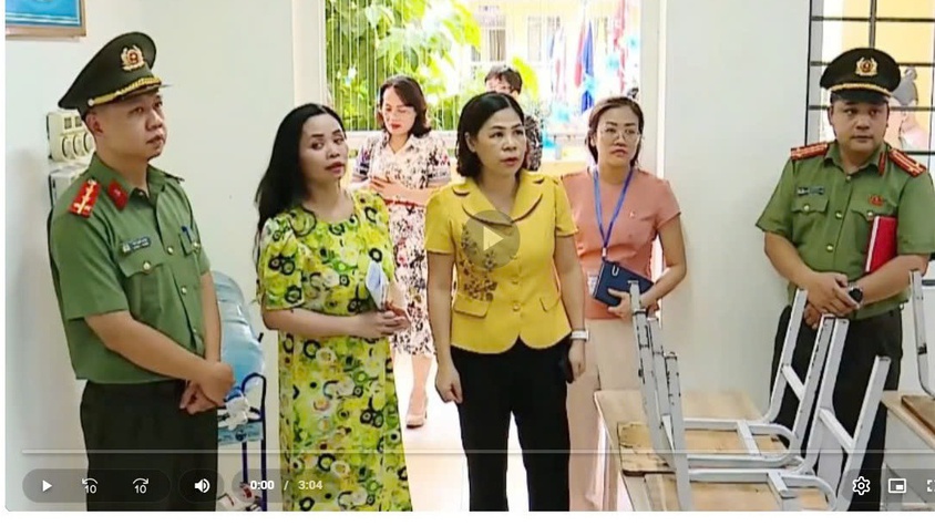 Phường Vĩnh Tuy chuẩn bị chu đáo, tạo mọi thuận lợi cho thí sinh