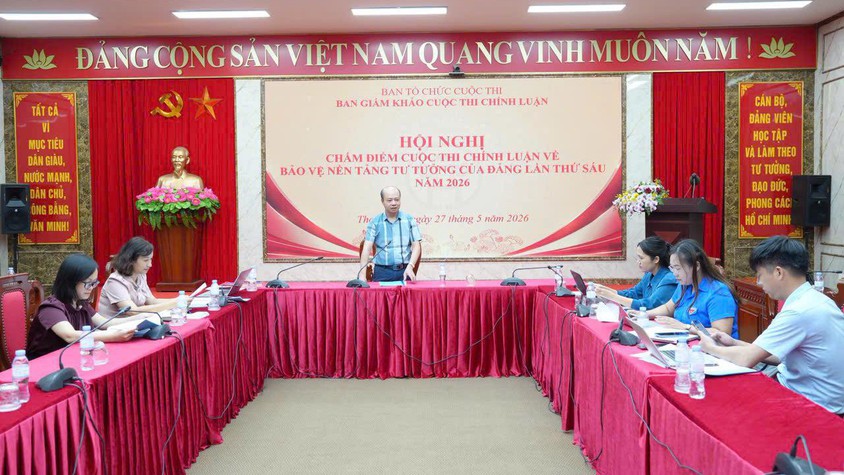 XÃ THANH OAI CHẤM ĐIỂM CUỘC THI CHÍNH LUẬN BẢO VỆ NỀN TẢNG TƯ TƯỞNG CỦA ĐẢNG LẦN THỨ SÁU NĂM 2026