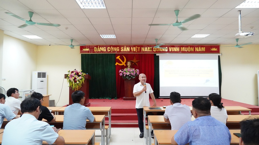 Phường Chương Mỹ tập huấn công tác quản lý nhà nước về hành nghề y, dược ngoài công lập