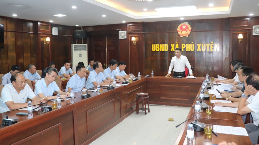 Hội nghị triển khai công tác cấp nước sạch tại một số thôn trên địa bàn xã Phú Xuyên