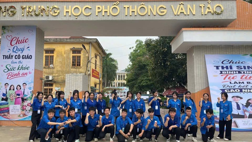 Xã Hồng Vân tổ chức lễ ra quân chiến dịch thanh niên tình nguyện hè và hưởng ứng tháng hành động vì trẻ em năm 2026