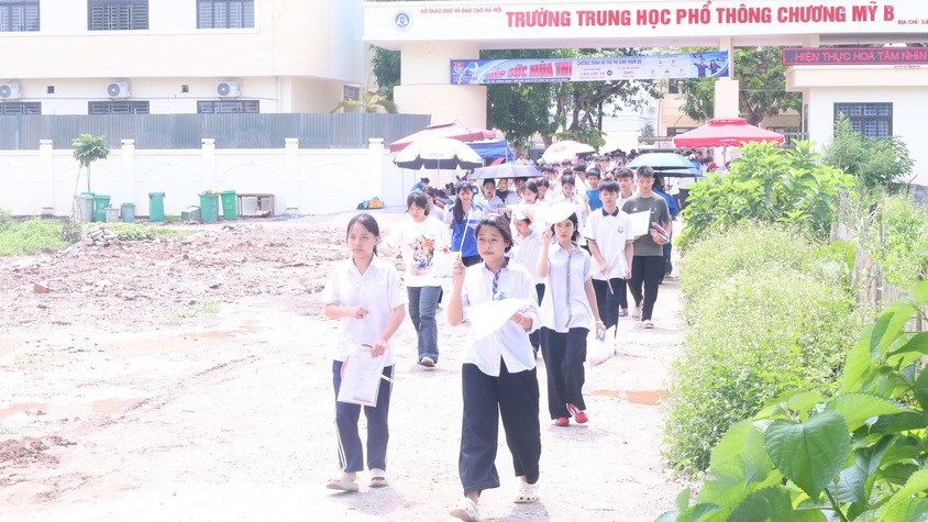 Phản ánh tại kỳ thi tuyển sinh vào 10 THPT tại điểm trường THPT Chương Mỹ B