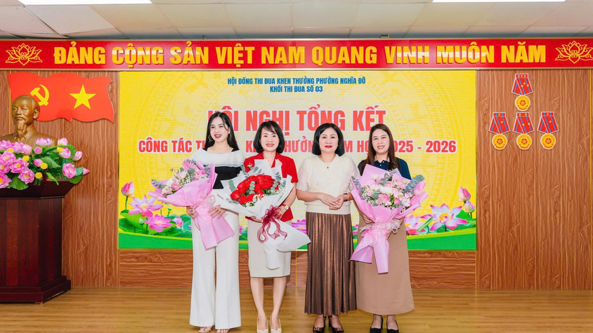 HỘI NGHỊ XÉT THI ĐUA KHEN THƯỞNG KHỐI TRƯỜNG HỌC NĂM HỌC 2025 – 2026