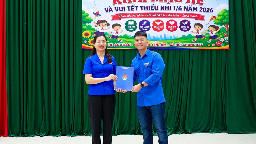 Đoàn Thanh niên xã Thượng Phúc: Khởi động mùa hè bổ ích, lành mạnh dành cho thiếu nhi năm 2026