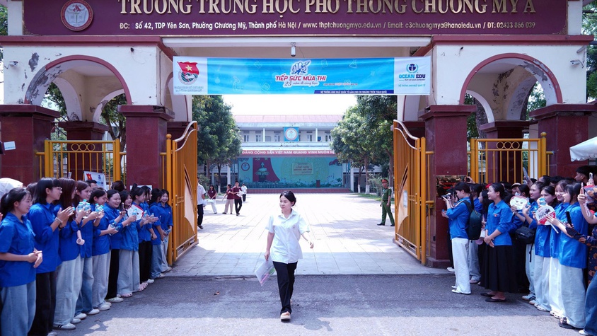 Kỳ thi tuyển sinh vào lớp 10 THPT trên địa bàn phường Chương Mỹ kết thúc an toàn, nghiêm túc, hiệu quả
