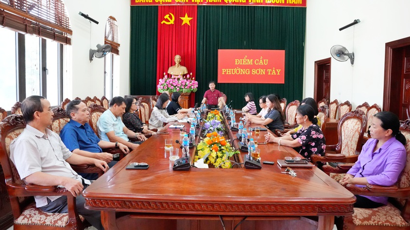 SƠN TÂY GẶP MẶT, BỐC THĂM VÀ THỐNG NHẤT NỘI DUNG VÒNG CHUNG KHẢO HỘI THI BÁO CÁO VIÊN, TUYÊN TRUYỀN VIÊN GIỎI NĂM 2026