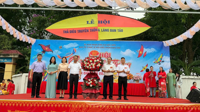 XÃ SÓC SƠN RỘN RÀNG KHAI MẠC LỄ HỘI THẢ DIỀU TRUYỀN THỐNG THÔN ĐAN TẢO NĂM 2026