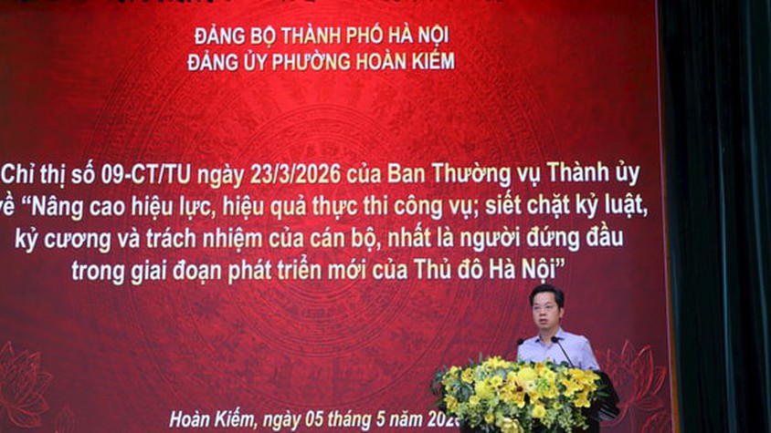 Phường Hoàn Kiếm siết chặt kỷ luật, nâng cao hiệu lực, hiệu quả công vụ và đổi mới đánh giá cán bộ