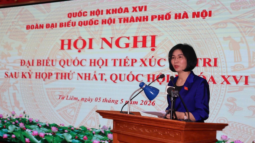 Đại biểu Quốc hội thành phố Hà Nội tiếp xúc cử tri sau Kỳ họp thứ Nhất Quốc hội khóa XVI