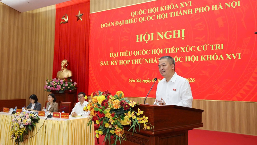 Phường Yên Sở: Đại biểu Quốc hội thuộc đơn vị bầu cử số 3 thành phố Hà Nội đã tiếp xúc cử tri sau kỳ họp thứ Nhất, Quốc hội khóa XVI