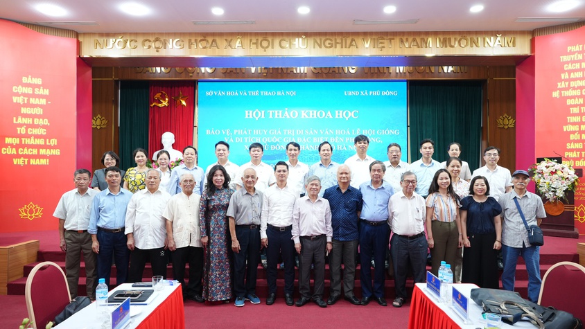 Xã Phù Đổng tổ chức Hội thảo khoa học về bảo vệ, phát huy giá trị di sản văn hóa Lễ hội Gióng và Di tích Quốc gia đặc biệt đền Phù Đổng. 