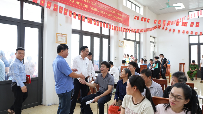 Xã Tam Hưng hoàn thành chi trả tiền bồi thường, hỗ trợ giải phóng mặt bằng đợt 3/2026