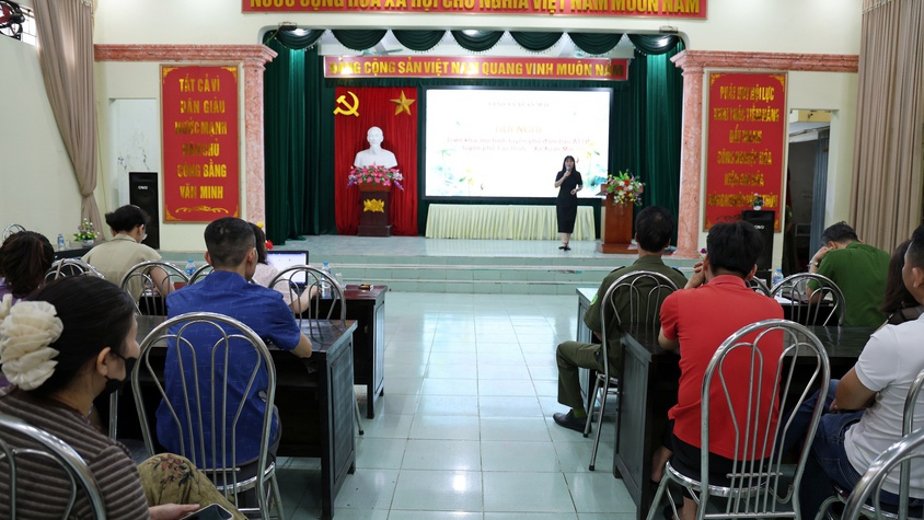 Xuân Mai đẩy mạnh tuyên truyền xây dựng tuyến phố an toàn thực phẩm