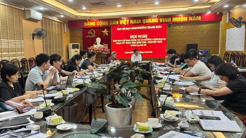 Quyết tâm, khẩn trương và trách nhiệm: Ban Chỉ đạo giải phóng mặt bằng đường vành đai 2,5 đoạn Ngụy Như Kon Tum - Nguyễn Trãi họp phiên thứ 15