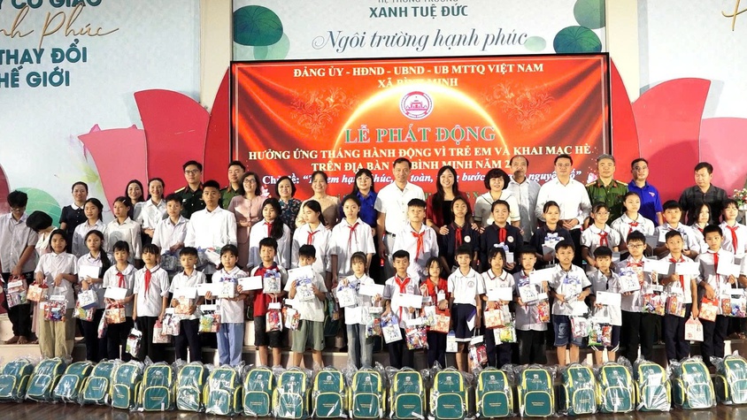 XÃ BÌNH MINH SÔI NỔI CÁC HOẠT ĐỘNG HƯỞNG ỨNG THÁNG HÀNH ĐỘNG VÌ TRẺ EM NĂM 2026