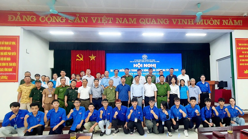Phường Phú Lương ra quân hưởng ứng tháng hành động phòng, chống ma túy năm 2026: Quyết tâm xây dựng địa bàn không ma túy, phát huy sức mạnh toàn dân trong đấu tranh phòng, chống tệ nạn ma túy